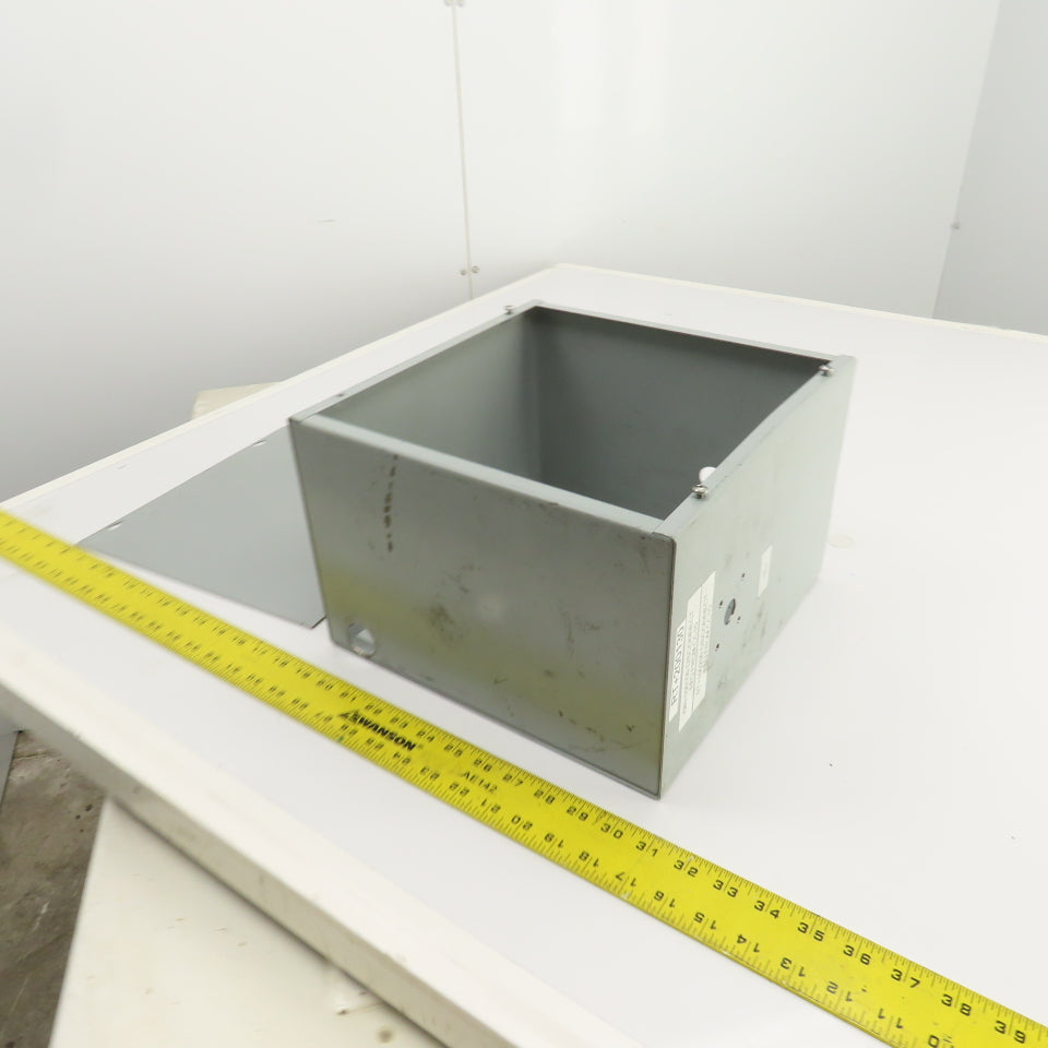 Hoffman ASE12X12X8NK 12 x 12" x 8" Screw Cover Electrical Enclosure Junction Box