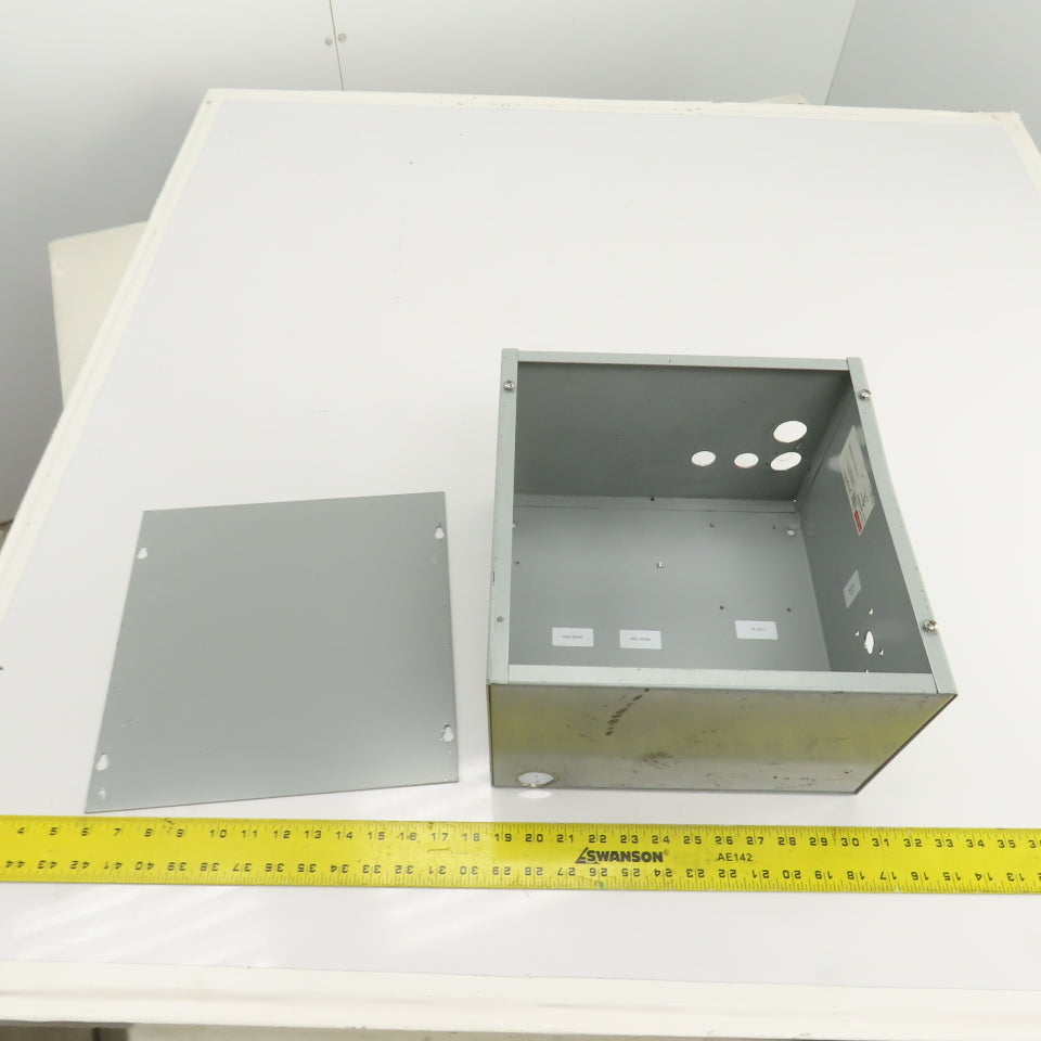Hoffman ASE12X12X8NK 12 x 12" x 8" Screw Cover Electrical Enclosure Junction Box