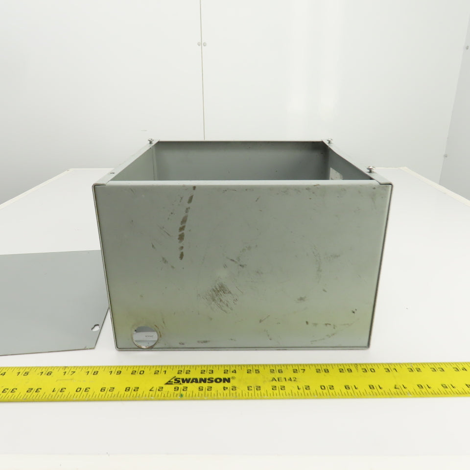Hoffman ASE12X12X8NK 12 x 12" x 8" Screw Cover Electrical Enclosure Junction Box