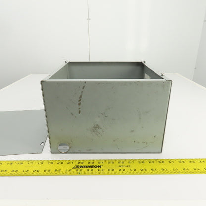 Hoffman ASE12X12X8NK 12 x 12" x 8" Screw Cover Electrical Enclosure Junction Box