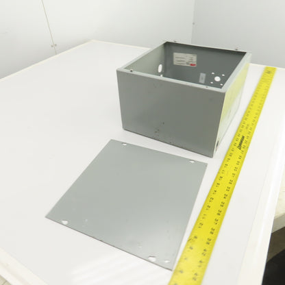 Hoffman ASE12X12X8NK 12 x 12" x 8" Screw Cover Electrical Enclosure Junction Box