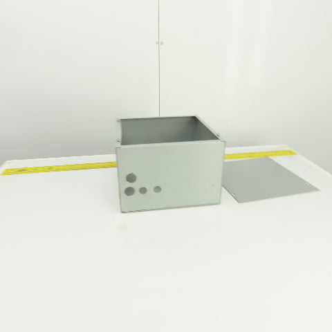 Hoffman ASE12X12X8NK 12 x 12" x 8" Screw Cover Electrical Enclosure Junction Box