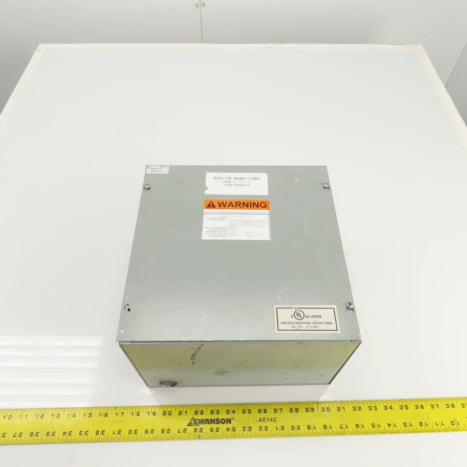 Hoffman ASE12X12X8NK 12 x 12" x 8" Screw Cover Electrical Enclosure Junction Box