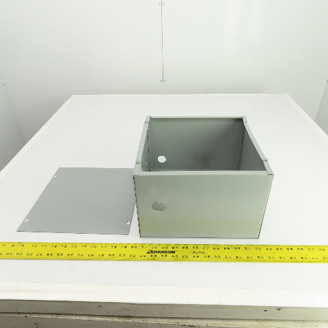 Hoffman ASE12X12X8NK 12 x 12" x 8" Screw Cover Electrical Enclosure Junction Box