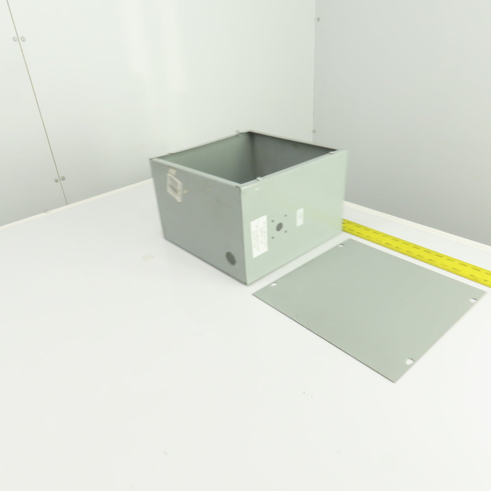 Hoffman ASE12X12X8NK 12 x 12" x 8" Screw Cover Electrical Enclosure Junction Box