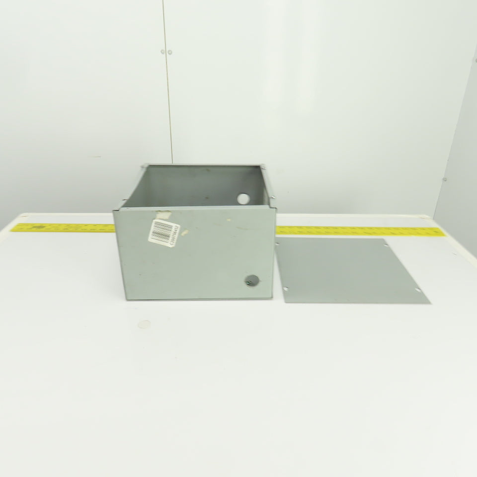 Hoffman ASE12X12X8NK 12 x 12" x 8" Screw Cover Electrical Enclosure Junction Box