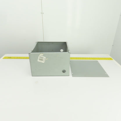 Hoffman ASE12X12X8NK 12 x 12" x 8" Screw Cover Electrical Enclosure Junction Box