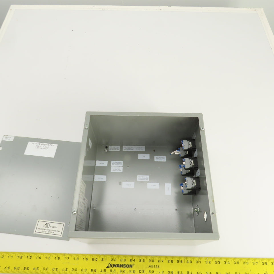 Saginaw 12 x 12" x 8" Type 1 Screw Cover Electrical Enclosure Junction Box