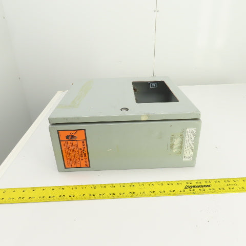 Hoffman CSD16166 16 x 16x 6" Electrical Enclosure W/ Backplate & Terminal Cutout
