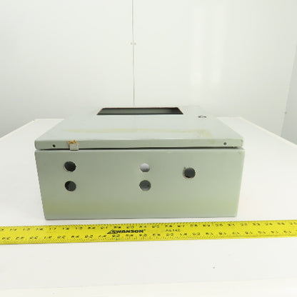 Hoffman CSD16166 16 x 16x 6" Electrical Enclosure W/ Backplate & Terminal Cutout