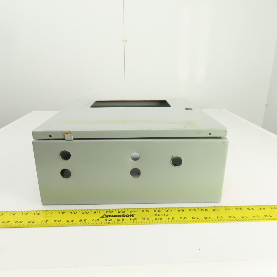 Hoffman CSD16166 16 x 16x 6" Electrical Enclosure W/ Backplate & Terminal Cutout