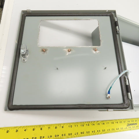 Hoffman CSD16166 16 x 16x 6" Electrical Enclosure W/ Backplate & Terminal Cutout