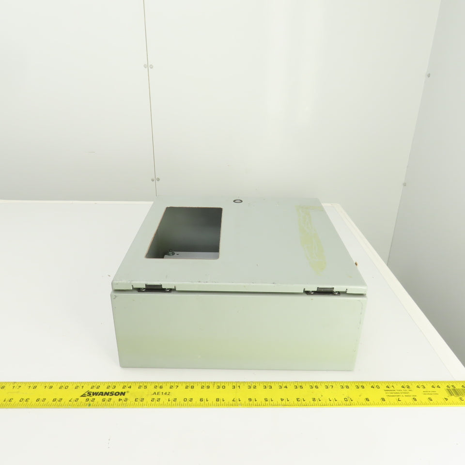 Hoffman CSD16166 16 x 16x 6" Electrical Enclosure W/ Backplate & Terminal Cutout
