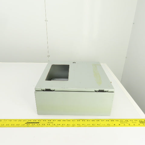 Hoffman CSD16166 16 x 16x 6" Electrical Enclosure W/ Backplate & Terminal Cutout