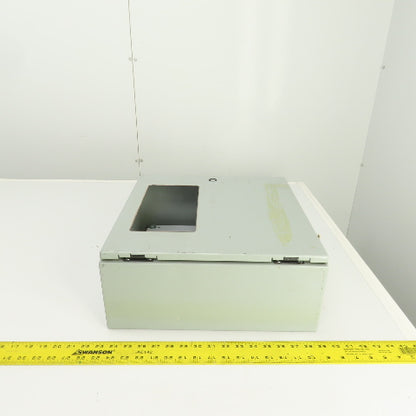 Hoffman CSD16166 16 x 16x 6" Electrical Enclosure W/ Backplate & Terminal Cutout