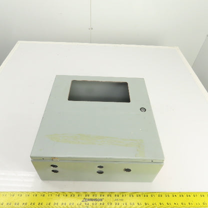 Hoffman CSD16166 16 x 16x 6" Electrical Enclosure W/ Backplate & Terminal Cutout