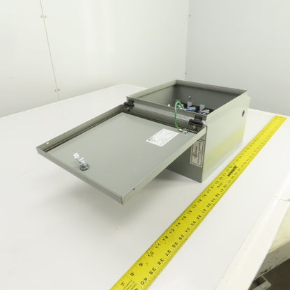 Saginaw 12" x 12" x 8" Steel Electrical Enclosure W/ Hinged Door Type 12, 4 Enc.