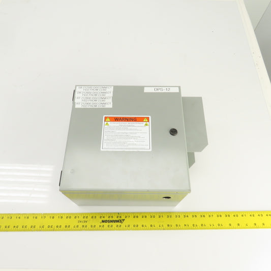 Saginaw 12" x 12" x 8" Steel Electrical Enclosure W/ Hinged Door Type 12, 4 Enc.