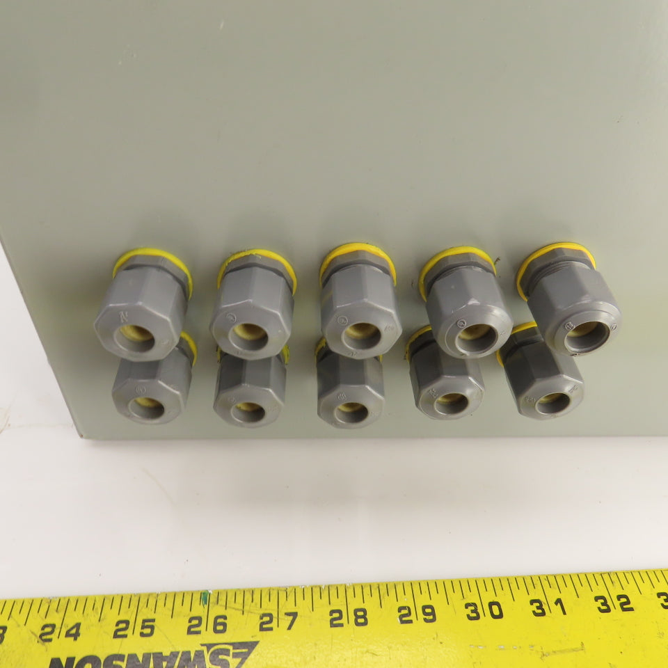 Saginaw 16" x 20" x 8" Electrical Enclosure W/ Backplate Type 3R, 12, 4 Enc.