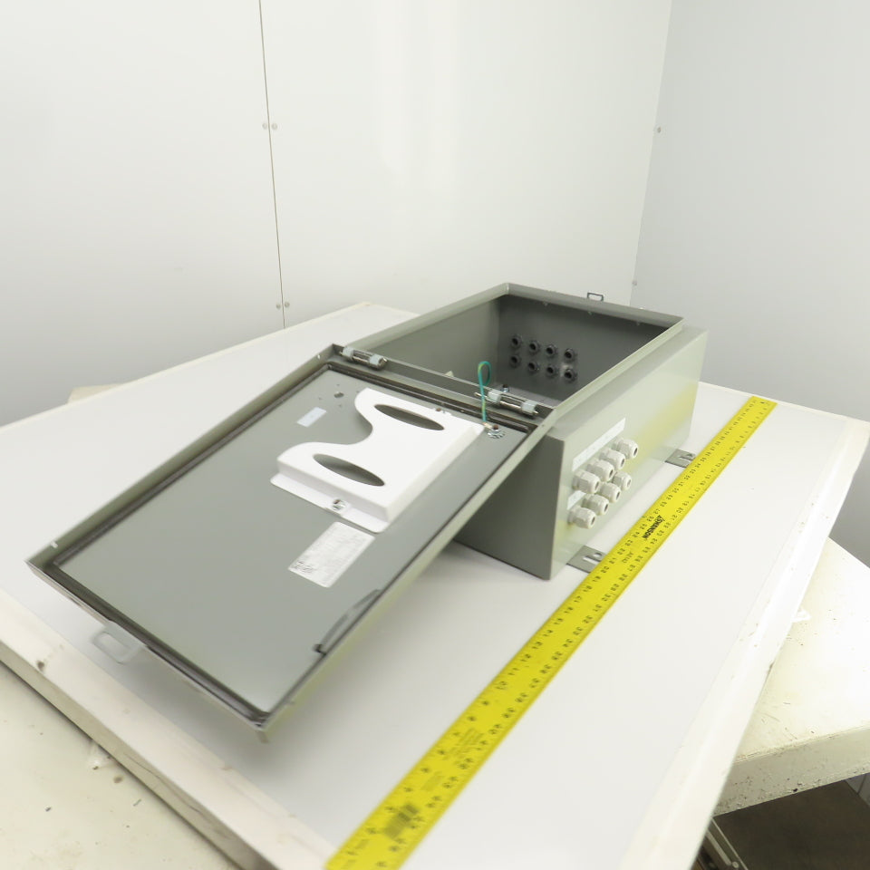 Saginaw 16" x 20" x 8" Electrical Enclosure W/ Backplate Type 3R, 12, 4 Enc.