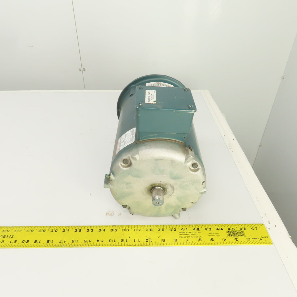 Baldor VEUHM3611T 3HP AC Electric Motor 1760RPM 230/460V 3PH 182TC Frame (NO Fan