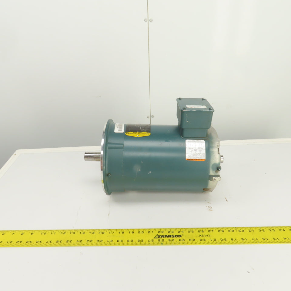 Baldor VEUHM3611T 3HP AC Electric Motor 1760RPM 230/460V 3PH 182TC Frame (NO Fan