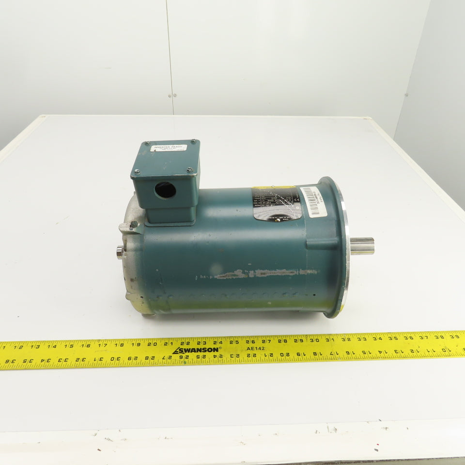 Baldor VEUHM3611T 3HP AC Electric Motor 1760RPM 230/460V 3PH 182TC Frame (NO Fan