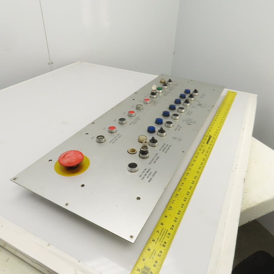 Sinico Operator Control Panel W/ E-Stop, Selector & Push Switches Indicators