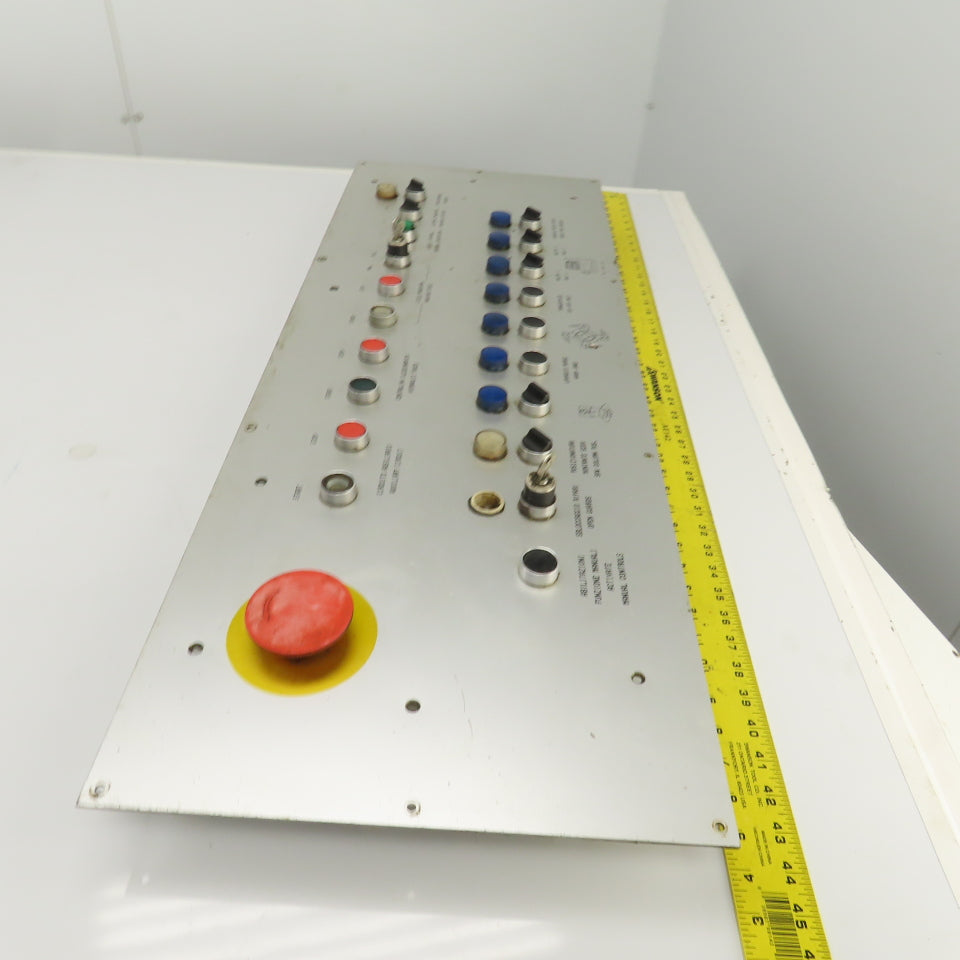 Sinico Operator Control Panel W/ E-Stop, Selector & Push Switches Indicators