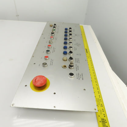 Sinico Operator Control Panel W/ E-Stop, Selector & Push Switches Indicators