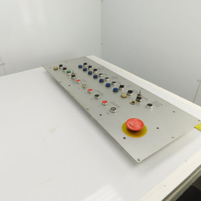 Sinico Operator Control Panel W/ E-Stop, Selector & Push Switches Indicators