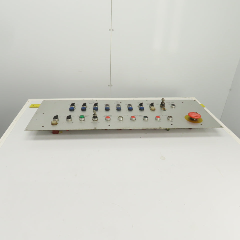 Sinico Operator Control Panel W/ E-Stop, Selector & Push Switches Indicators
