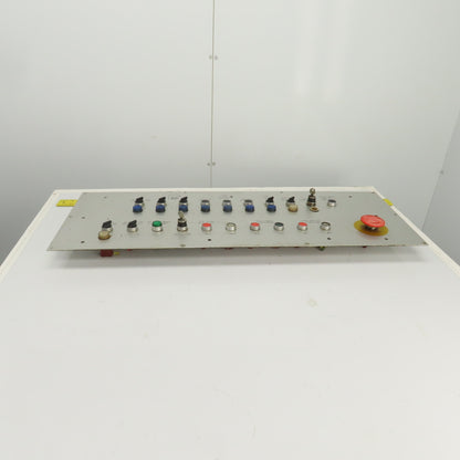 Sinico Operator Control Panel W/ E-Stop, Selector & Push Switches Indicators