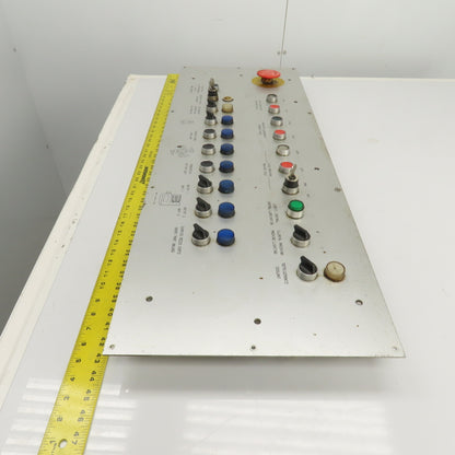 Sinico Operator Control Panel W/ E-Stop, Selector & Push Switches Indicators