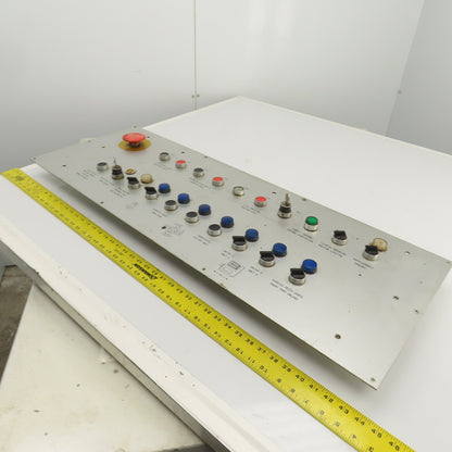 Sinico Operator Control Panel W/ E-Stop, Selector & Push Switches Indicators