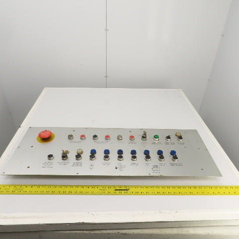 Sinico Operator Control Panel W/ E-Stop, Selector & Push Switches Indicators