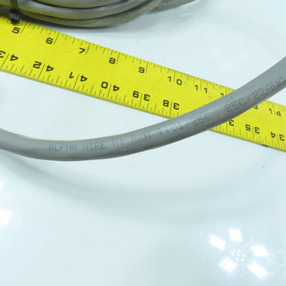 Alpha Wire 1181/25C Communication & Control Cable 25C/22AWG 20' L Male x Female