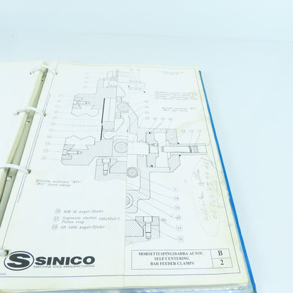 Sinico Sin-O-Matic TR60/2-350 Automatic Transfer Machine Operator Manual French