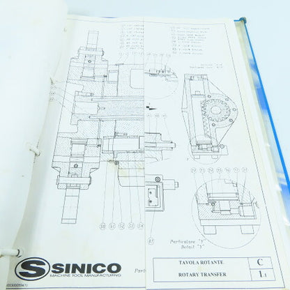 Sinico Sin-O-Matic TR60/4-350-MD Automatic Transfer Machine User's Manual