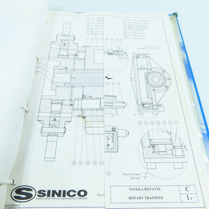 Sinico Sin-O-Matic TR60/4-350-MD Automatic Transfer Machine User's Manual