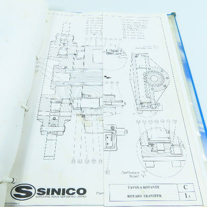 Sinico Sin-O-Matic TR60/4-350-MD Automatic Transfer Machine User's Manual