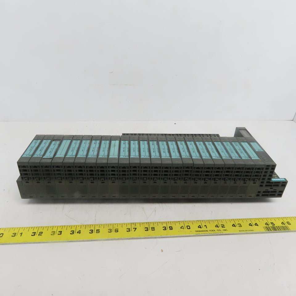 Siemens Simatic 6ES7 151-1AA04-0AB0 PLC Rack w/21 Modules