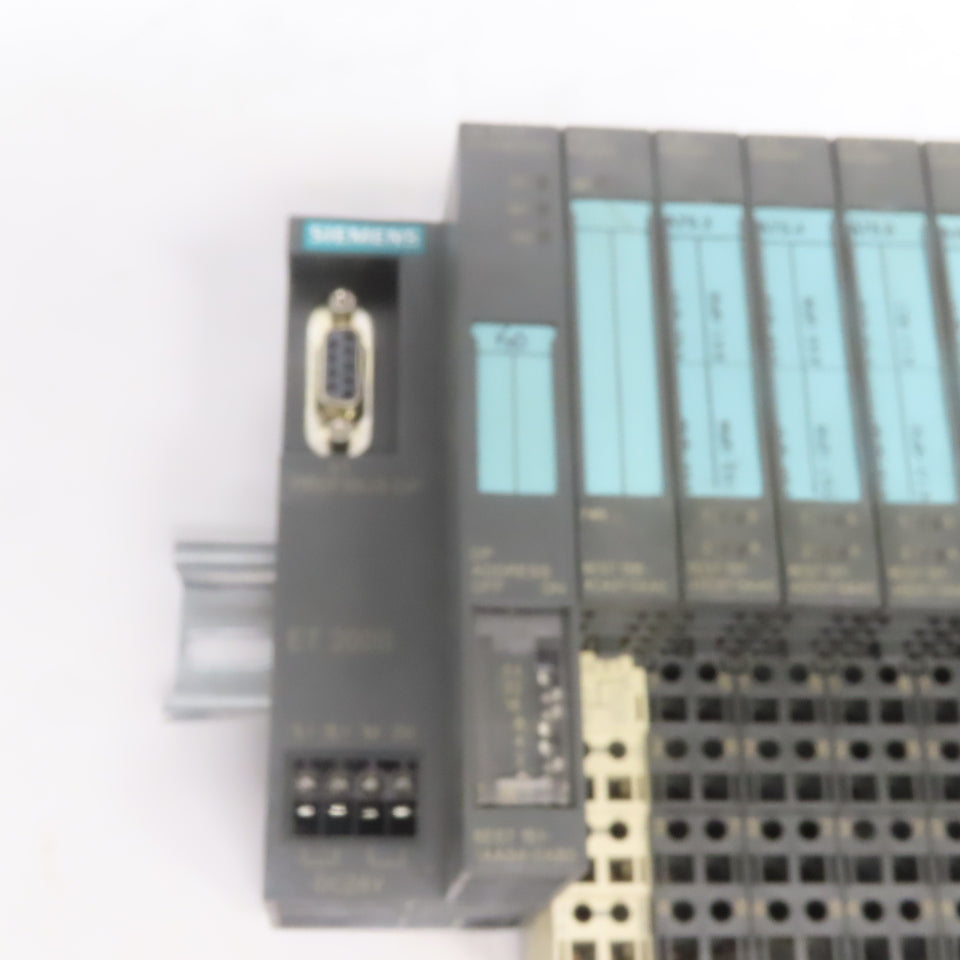 Siemens Simatic 6ES7 151-1AA04-0AB0 PLC Rack w/21 Modules