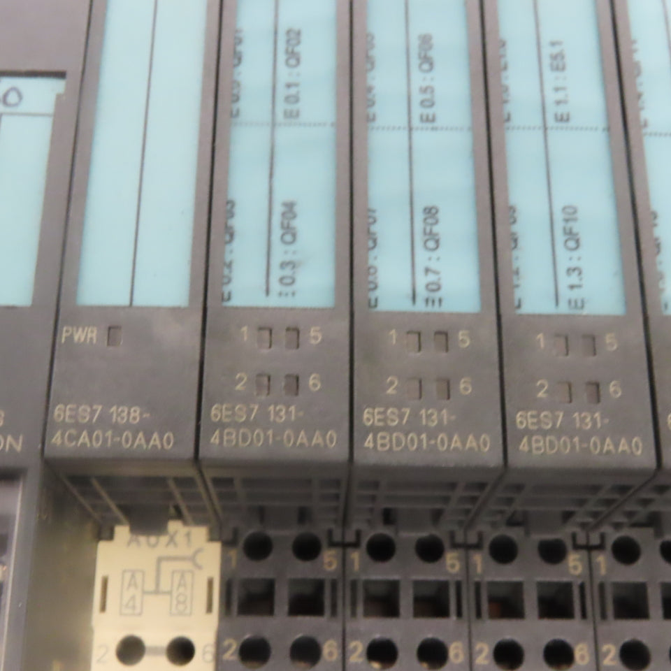 Siemens Simatic 6ES7 151-1AA04-0AB0 PLC Rack w/21 Modules