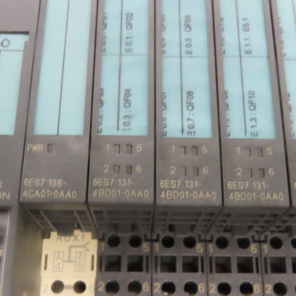 Siemens Simatic 6ES7 151-1AA04-0AB0 PLC Rack w/21 Modules