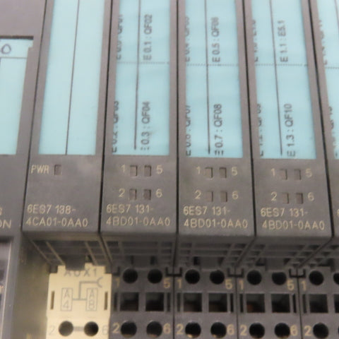 Siemens Simatic 6ES7 151-1AA04-0AB0 PLC Rack w/21 Modules