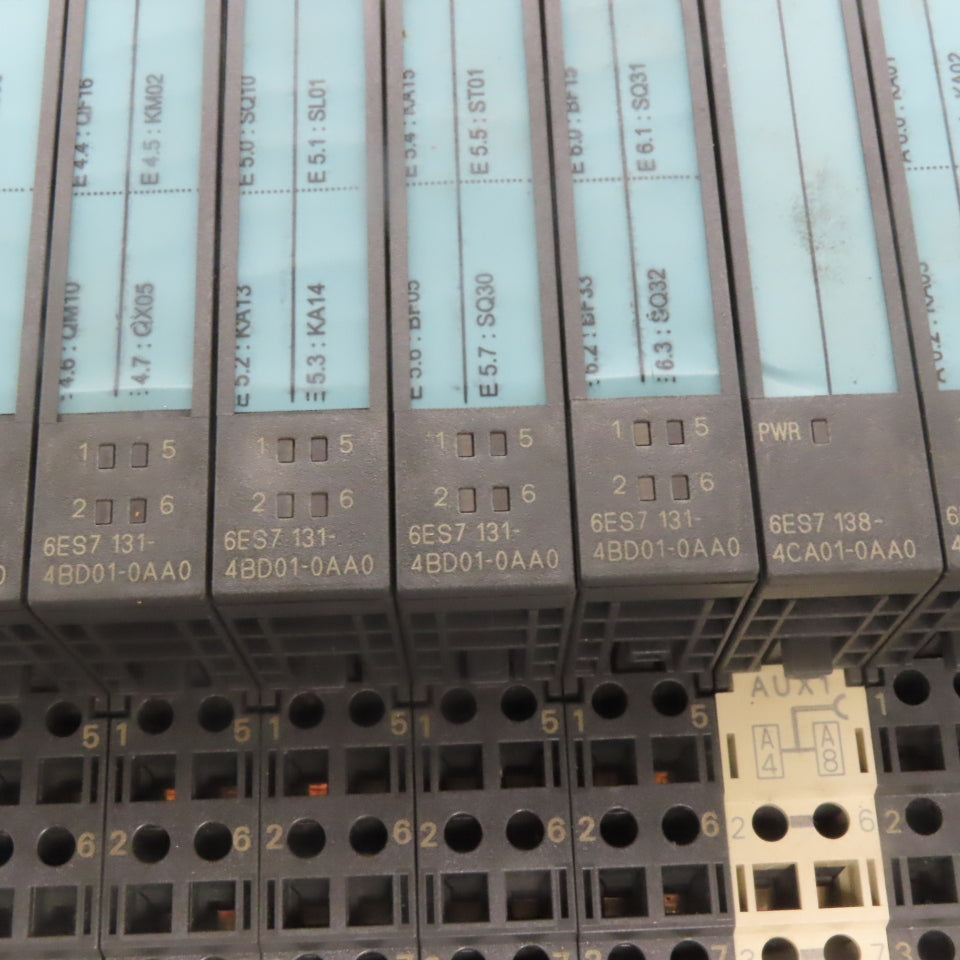 Siemens Simatic 6ES7 151-1AA04-0AB0 PLC Rack w/21 Modules