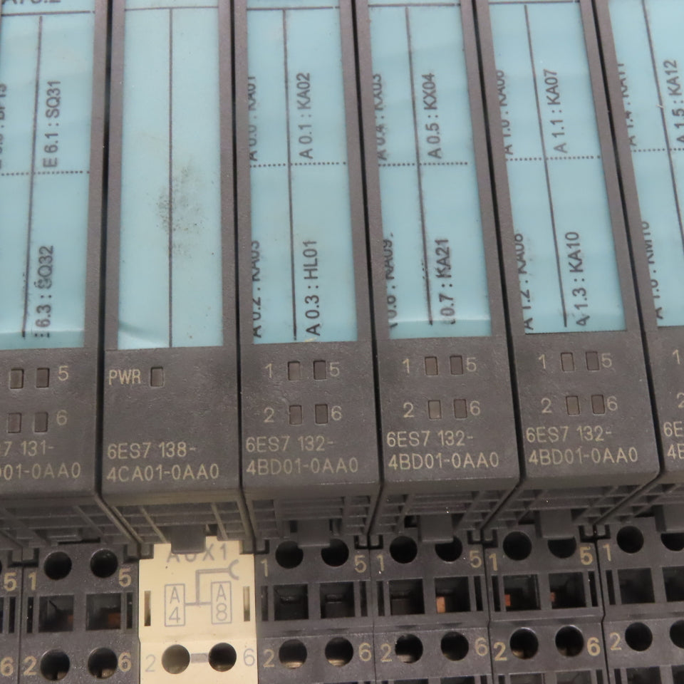 Siemens Simatic 6ES7 151-1AA04-0AB0 PLC Rack w/21 Modules
