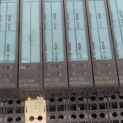 Siemens Simatic 6ES7 151-1AA04-0AB0 PLC Rack w/21 Modules