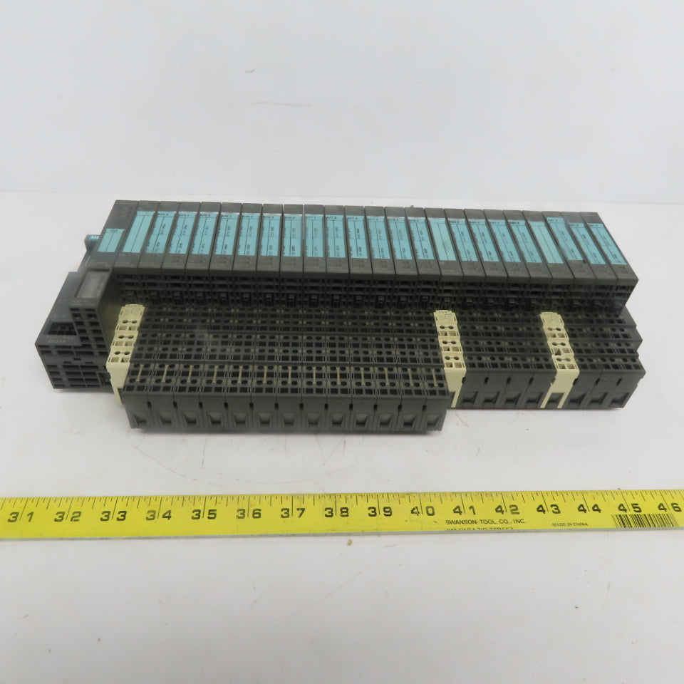 Siemens Simatic 6ES7 151-1AA04-0AB0 PLC Rack w/21 Modules